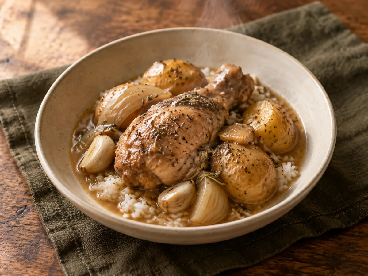 Rosemary Chicken serving idea